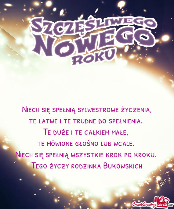 Tego rodzinka Bukowskich