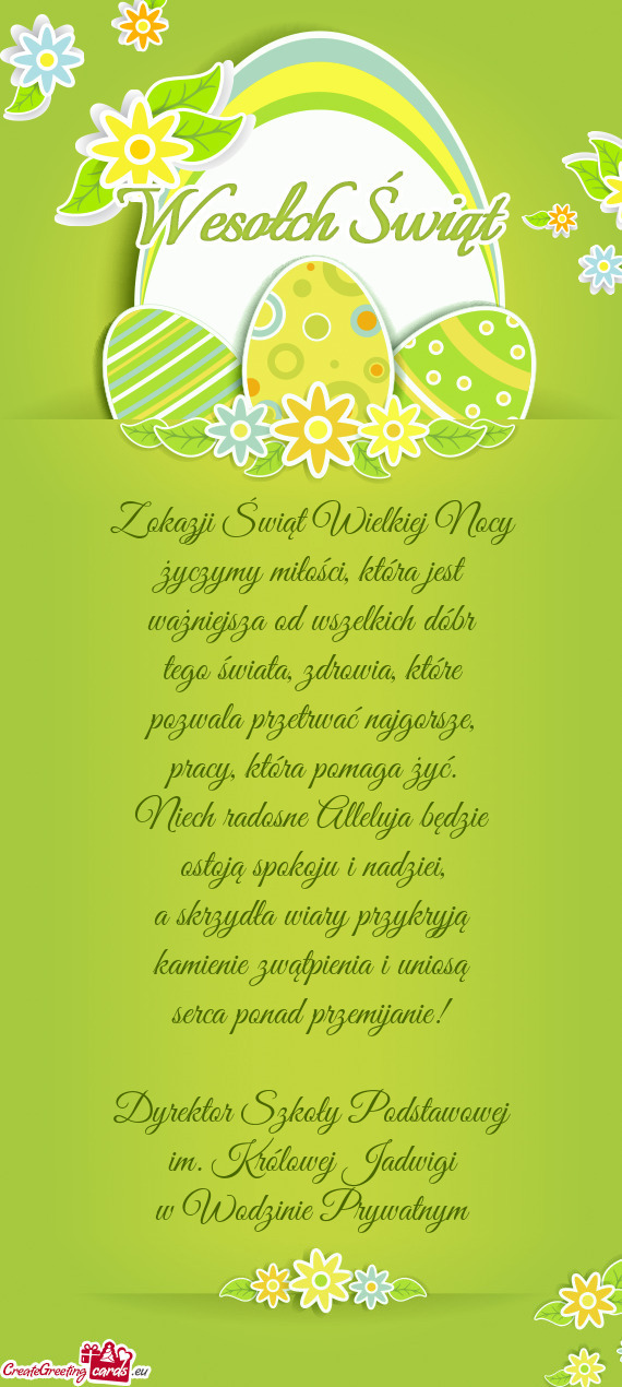 Tego świata, zdrowia, które