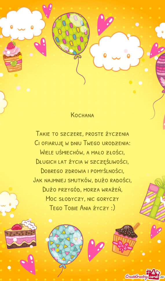Tego Tobie Ania :)