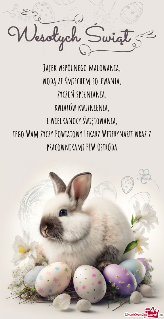 Tego Wam Powiatowy Lekarz Weterynarii wraz z pracownikami PIW Ostróda