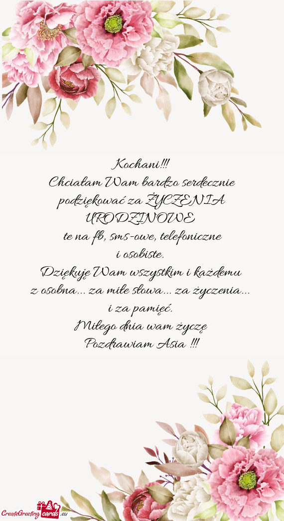 Telefoniczne i osobiste