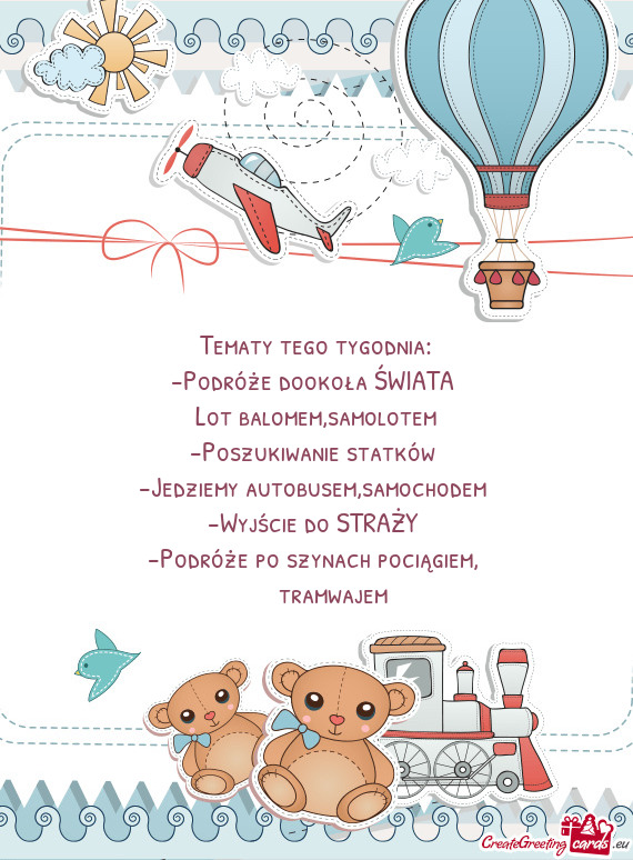 Tematy tego tygodnia