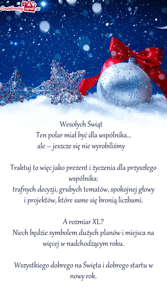 Ten polar miał być dla wspólnika…