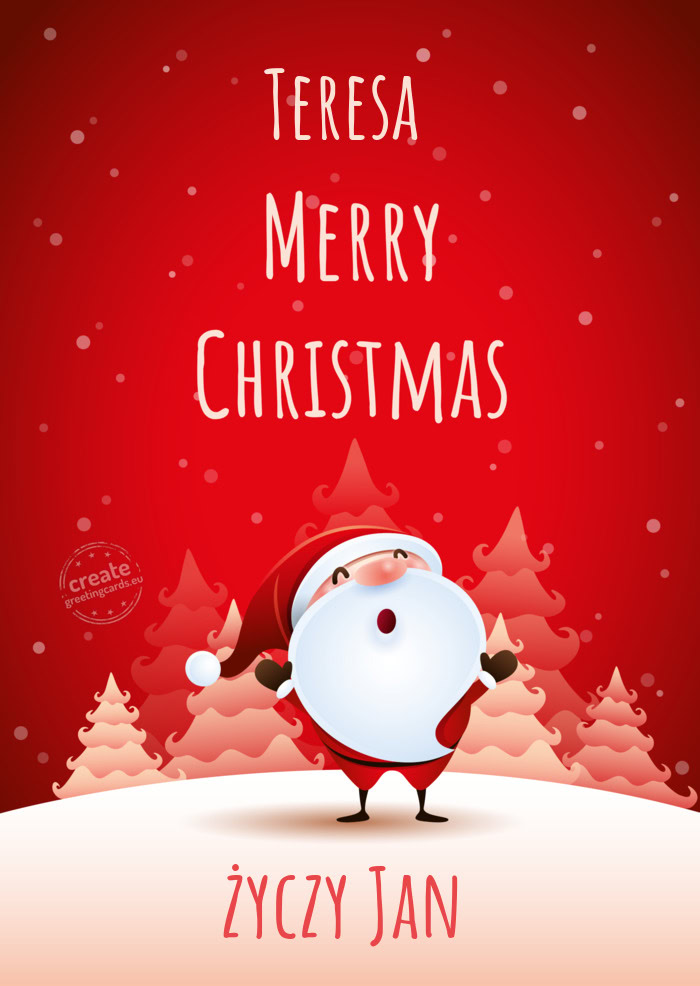 Teresa życzy Jan