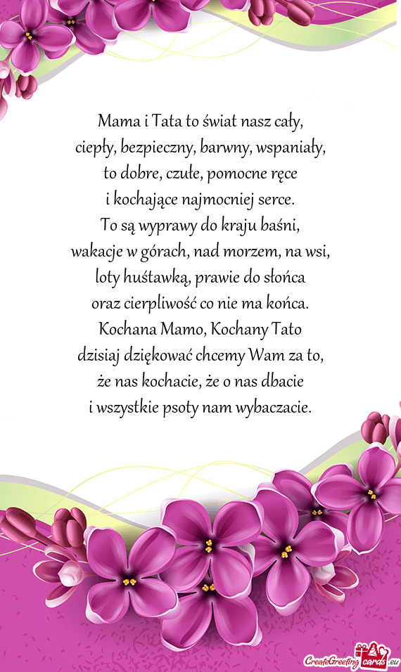 To dobre, czułe, pomocne ręce