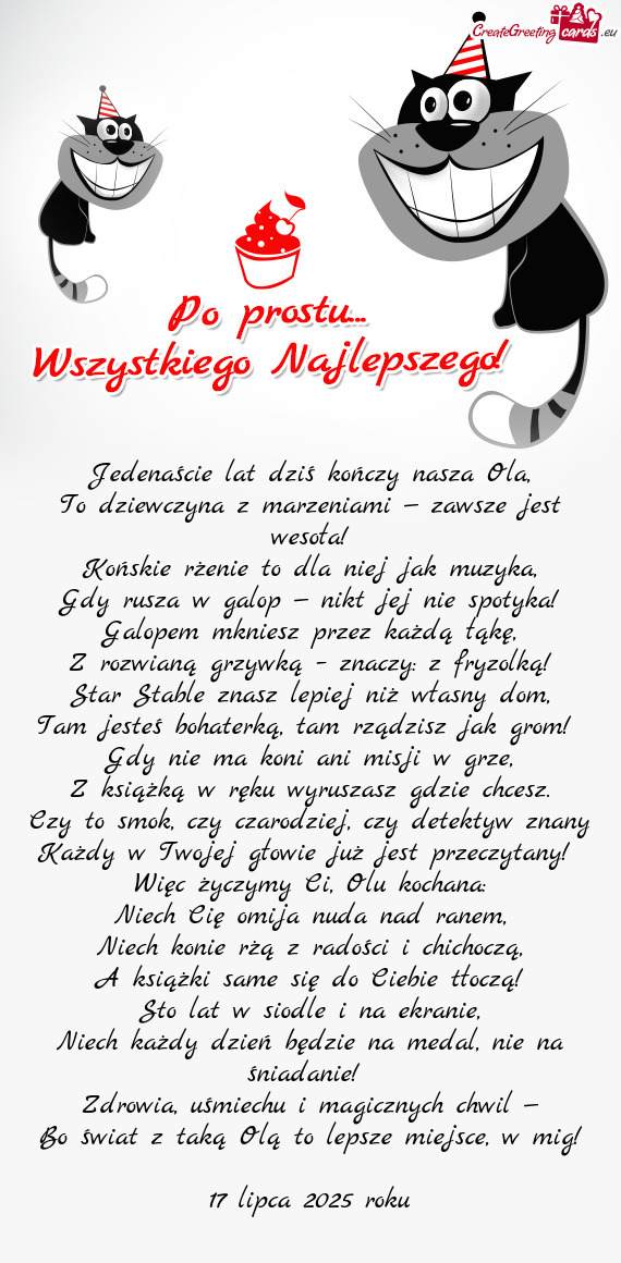 To dziewczyna z marzeniami — zawsze jest wesoła