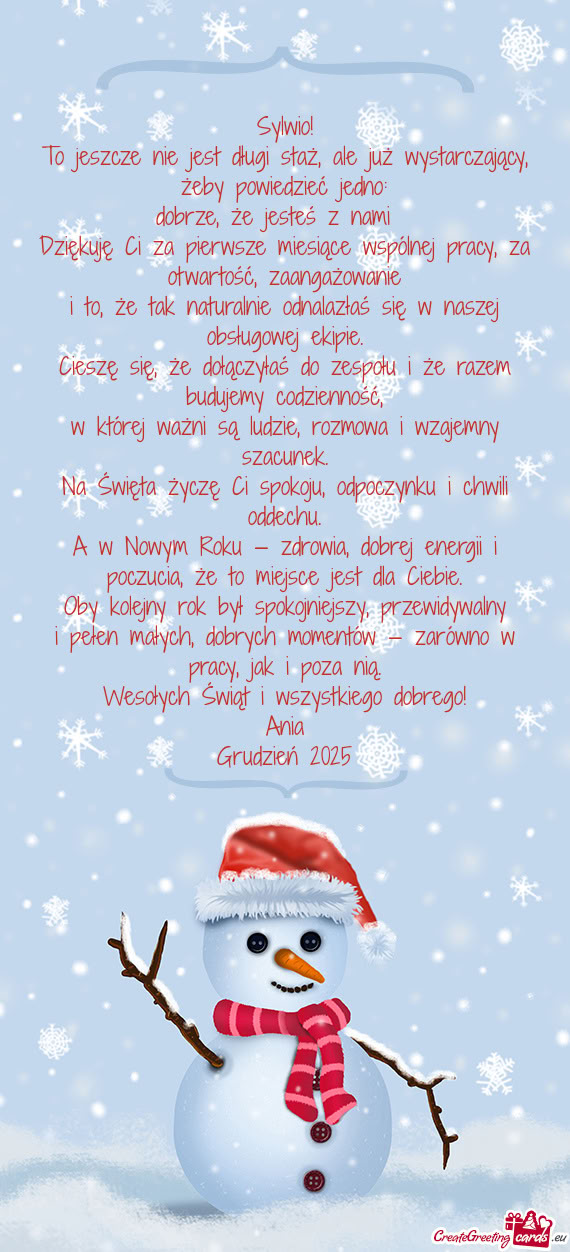 To jeszcze nie jest długi staż, ale już wystarczający, żeby powiedzieć jedno