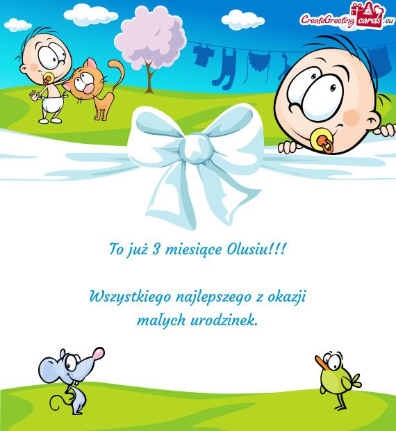 To już 3 miesiące Olusiu