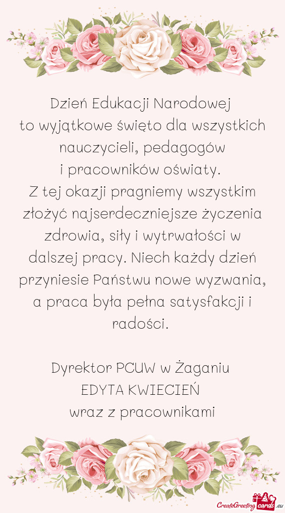 To wyjątkowe święto dla wszystkich nauczycieli, pedagogów