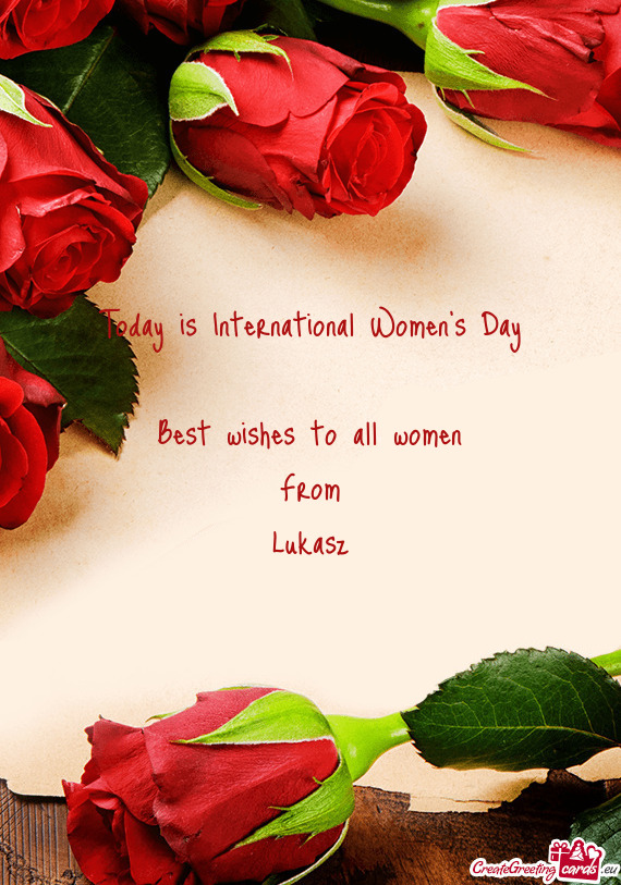 Today is International Women