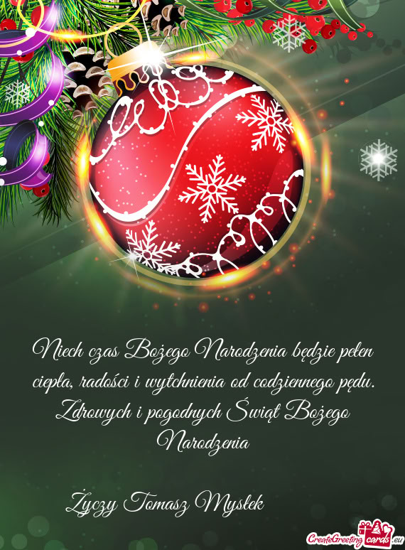 Tomasz Mysłek 🌲🎁🤝