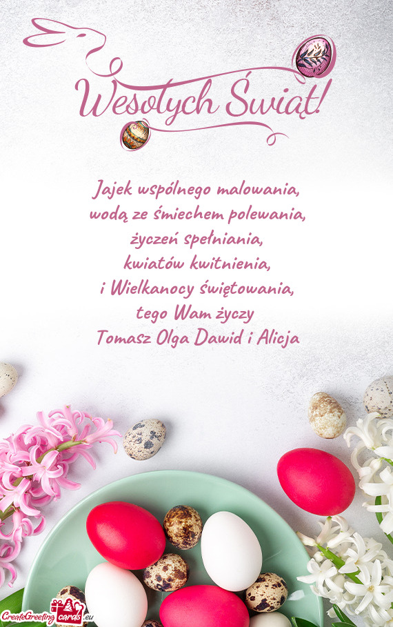 Tomasz Olga Dawid i Alicja