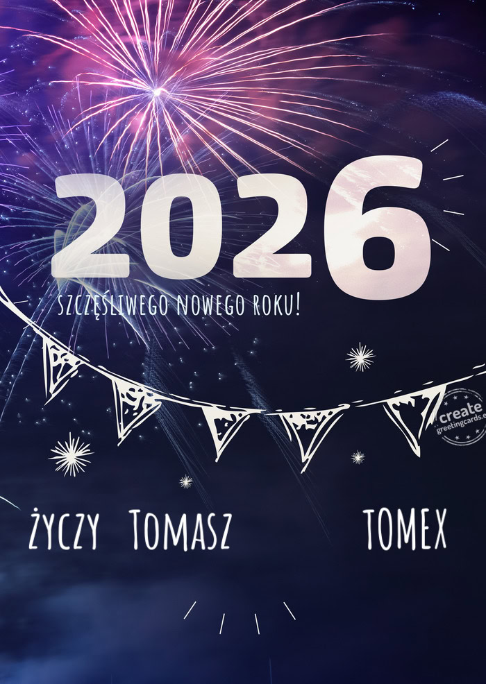 Tomasz    TOMEX - Szczęśliwego nowego roku