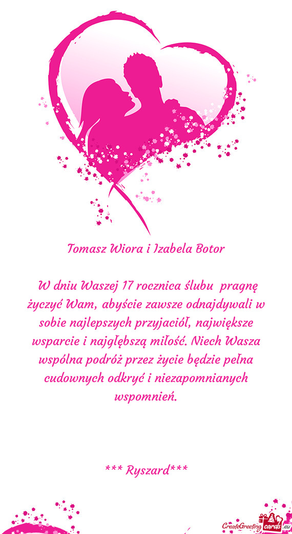 Tomasz Wiora i Izabela Botor