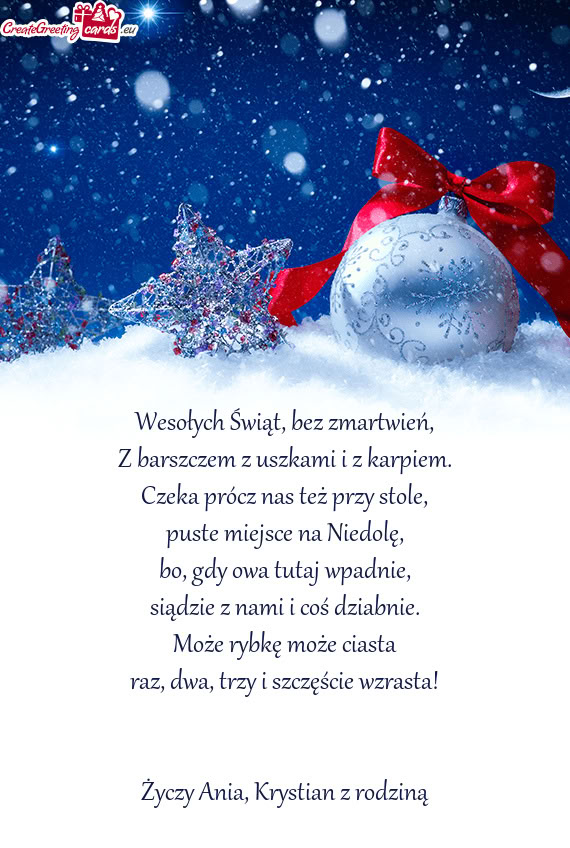 Trzy i szczęście wzrasta!  Ania