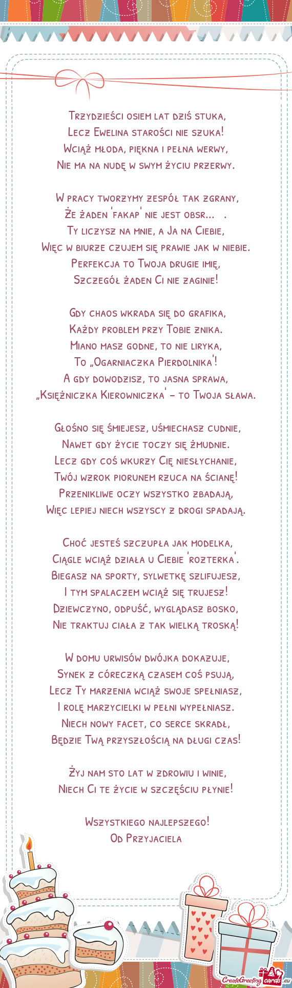 ​Trzydzieści osiem lat dziś stuka