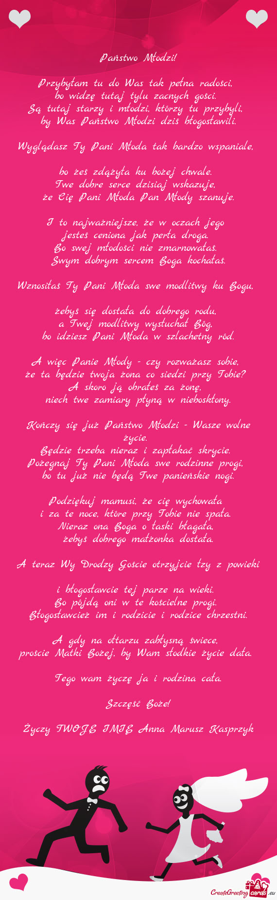 Twe dobre serce dzisiaj wskazuje