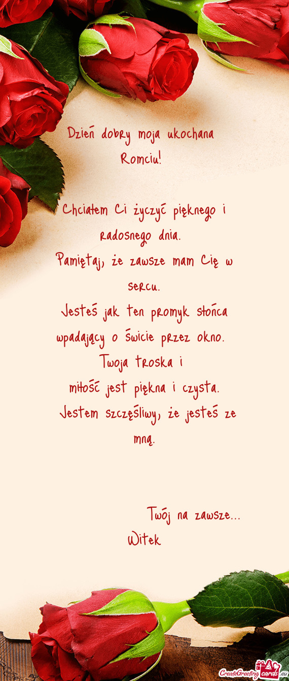 Twój na zawsze... Witek