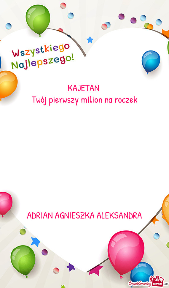 Twój pierwszy milion na roczek