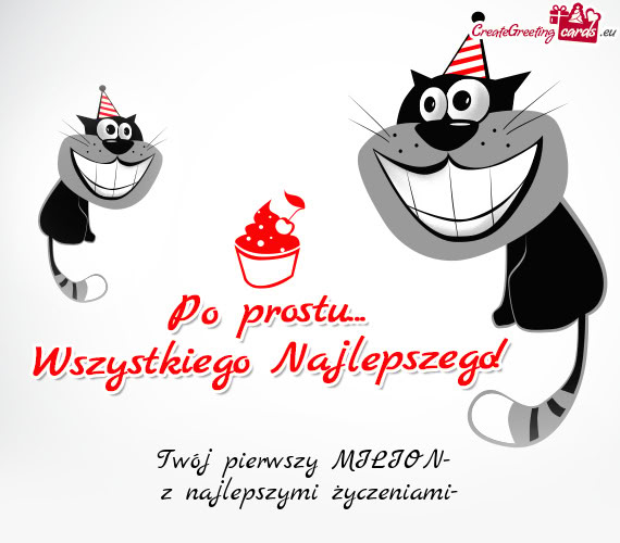 Twój pierwszy MILION- z najlepszymi życzeniami