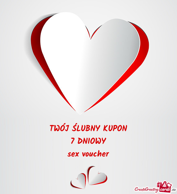 TWÓJ ŚLUBNY KUPON