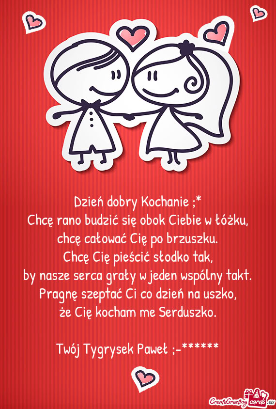 Twój Tygrysek Paweł ;