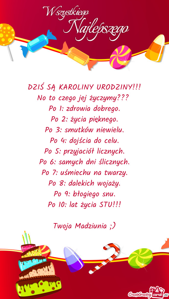 Twoja Madziunia ;)
