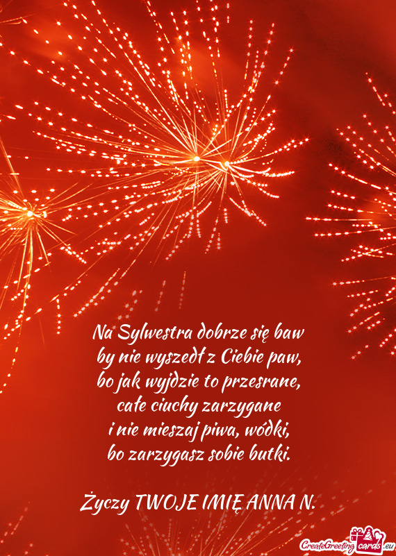 TWOJE IMIĘ ANNA N