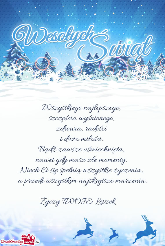 TWOJE Leszek 🌟🌲🎁🙂