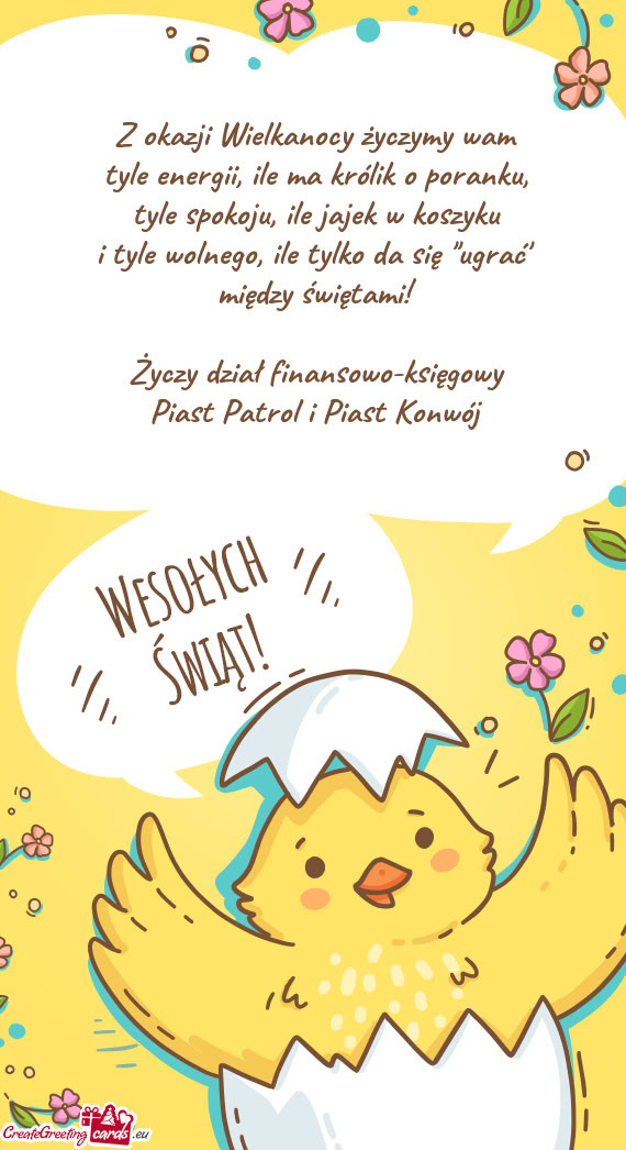 Tyle energii, ile ma królik o poranku