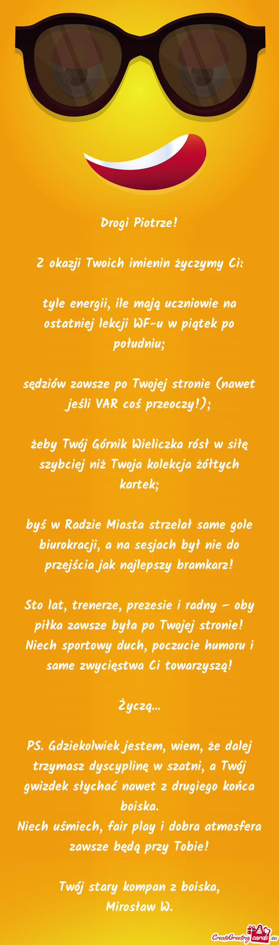 Tyle energii, ile mają uczniowie na ostatniej lekcji WF-u w piątek po południu;