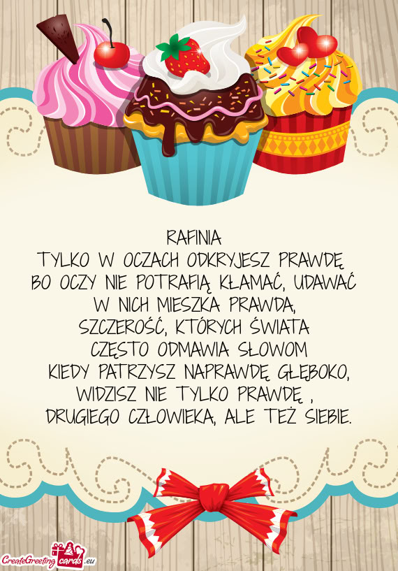 TYLKO W OCZACH ODKRYJESZ PRAWDĘ