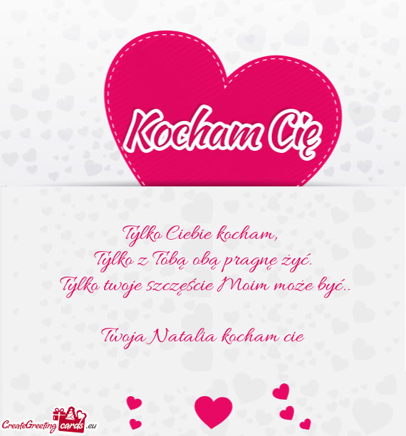 Tylko z Tobą obą pragnę żyć