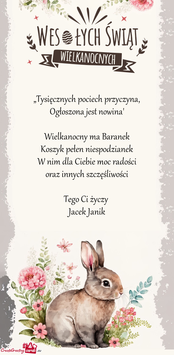 „Tysięcznych pociech przyczyna