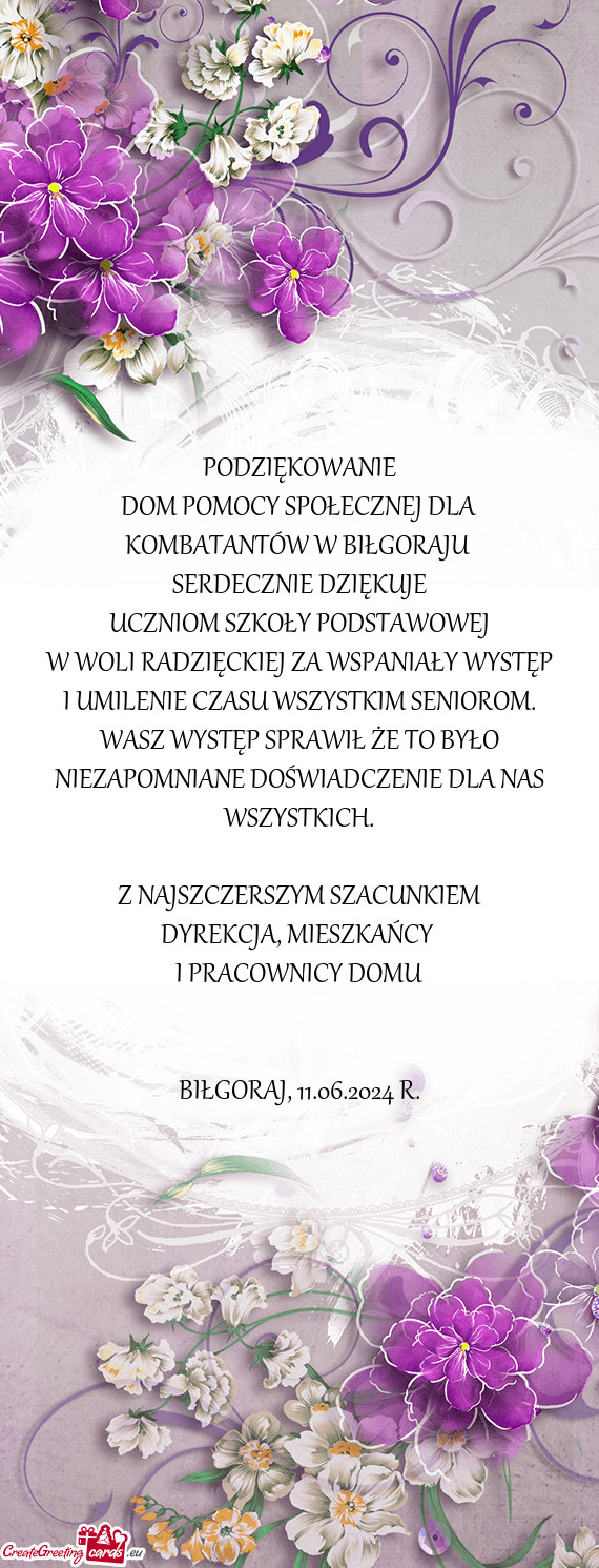 UCZNIOM SZKOŁY PODSTAWOWEJ