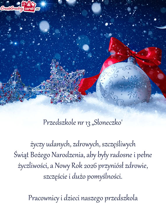 Udanych, zdrowych, szczęśliwych