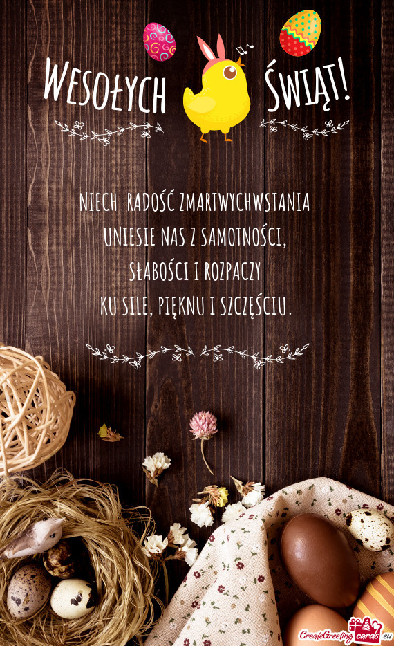 UNIESIE NAS Z SAMOTNOŚCI