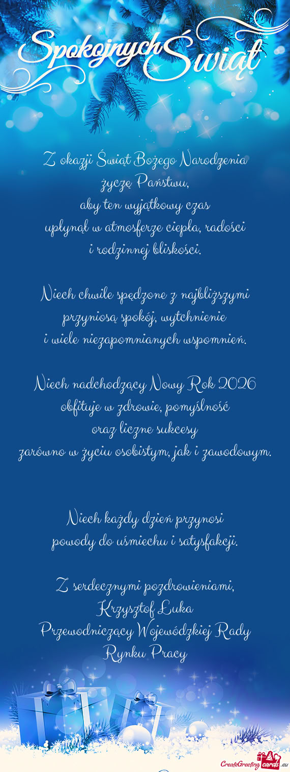 Upłynął w atmosferze ciepła, radości