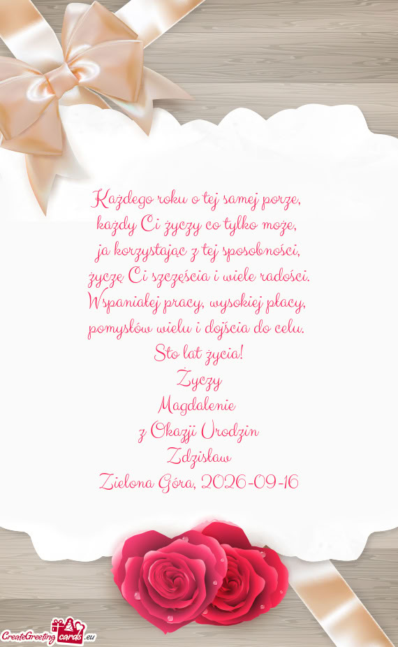 Urodzin Zdzisław Zielona
