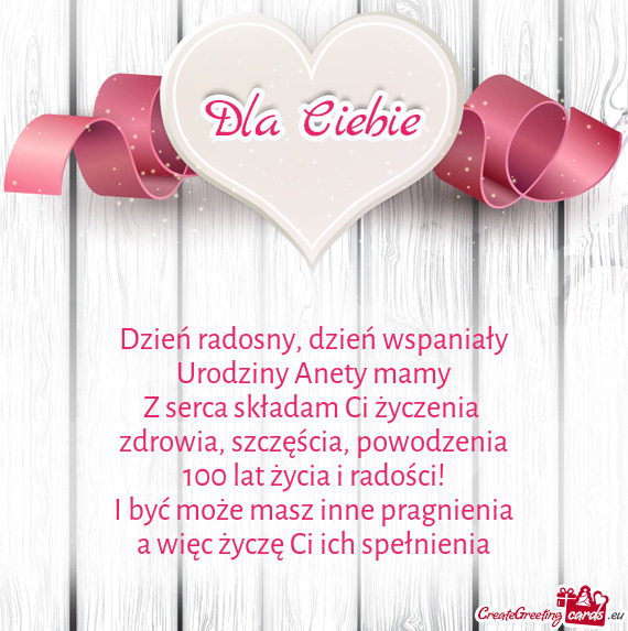 Urodziny Anety mamy