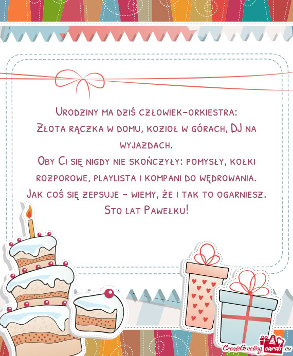 Urodziny ma dziś człowiek-orkiestra