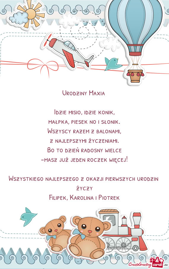Urodziny Maxia