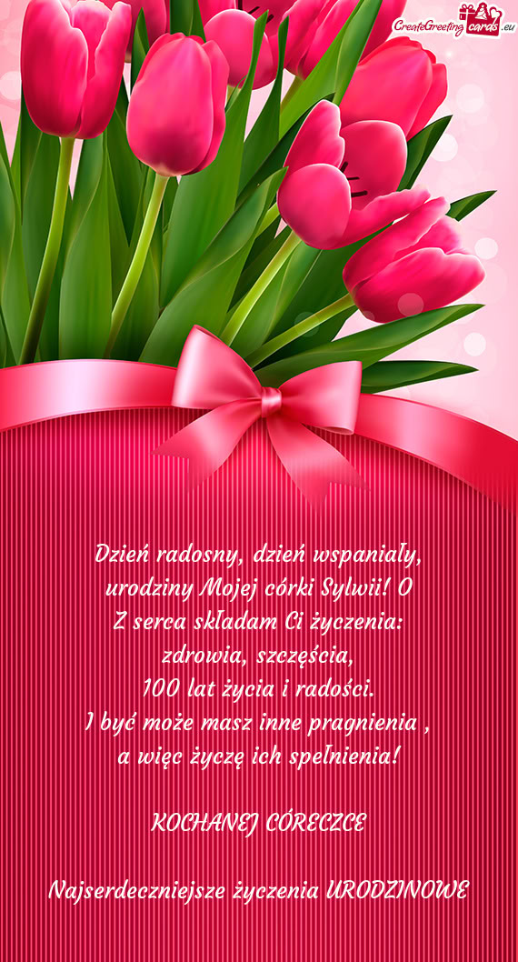 Urodziny Mojej córki Sylwii! O