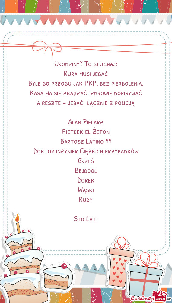 Urodziny? To słuchaj