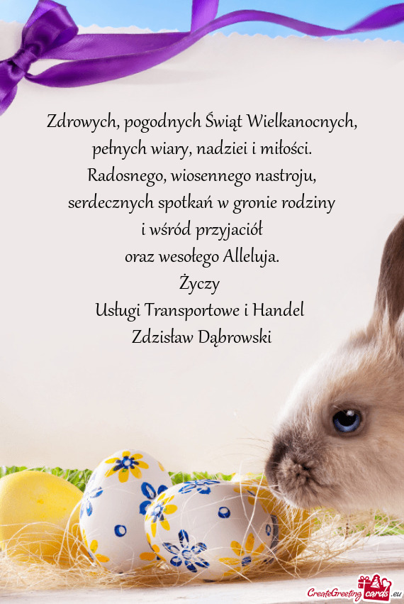 Usługi Transportowe i Handel Zdzisław Dąbrowski