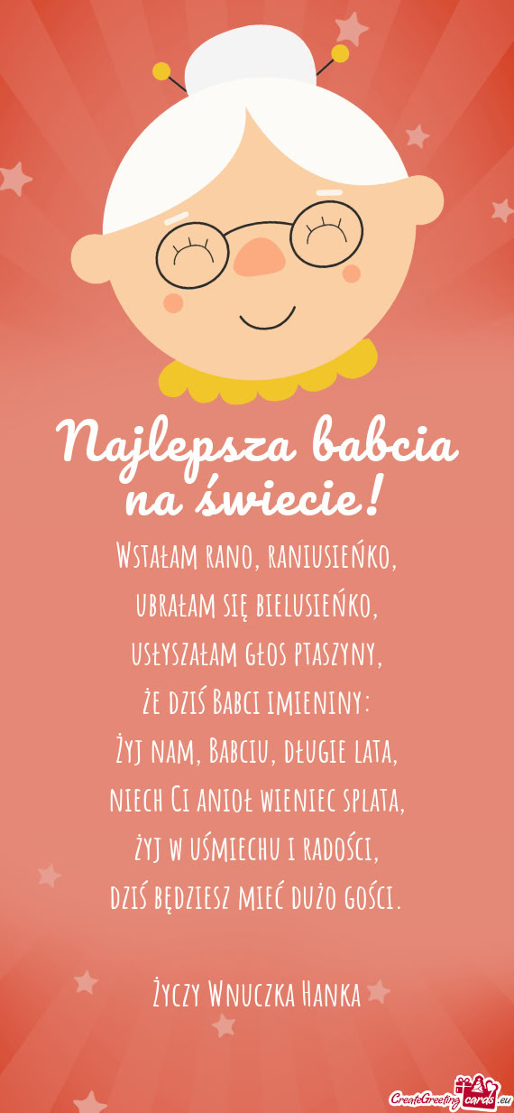 Usłyszałam głos ptaszyny