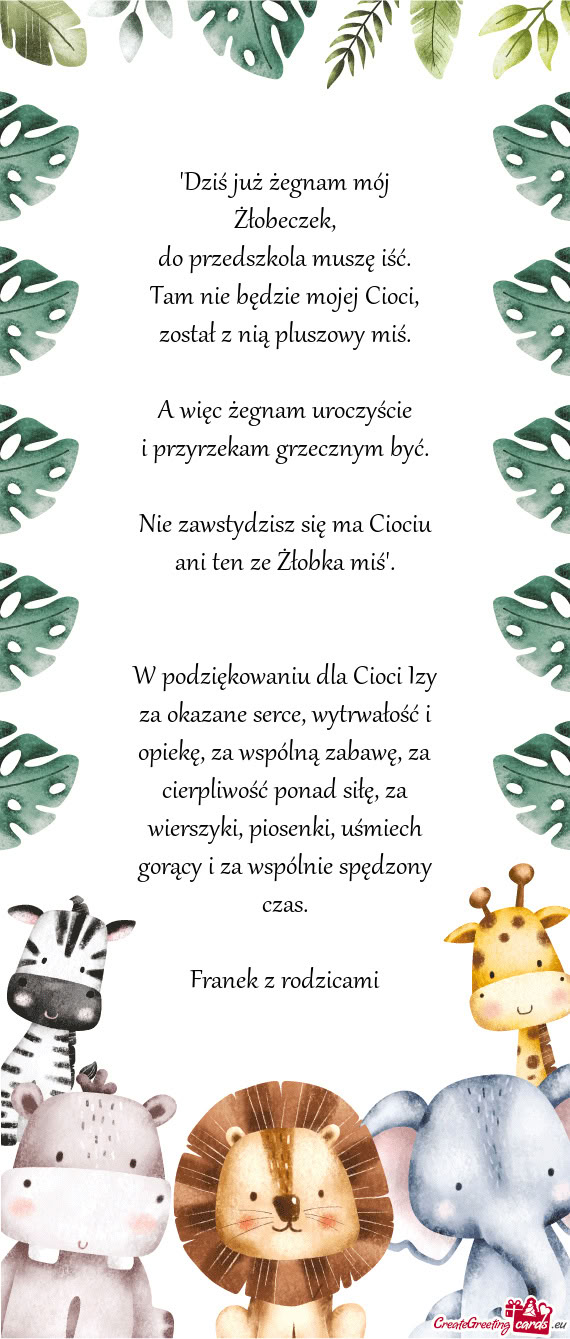 Uśmiech gorący i za wspólnie spędzony czas