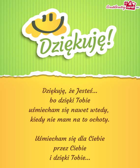 Uśmiecham się nawet wtedy
