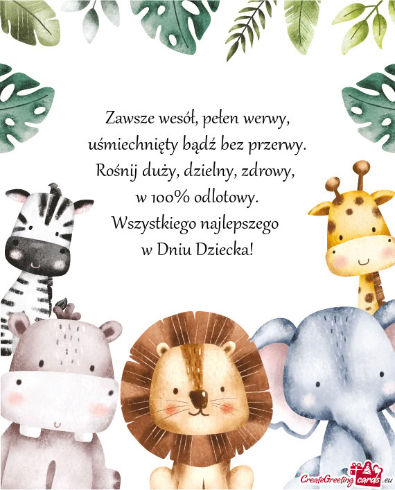Uśmiechnięty bądź bez przerwy