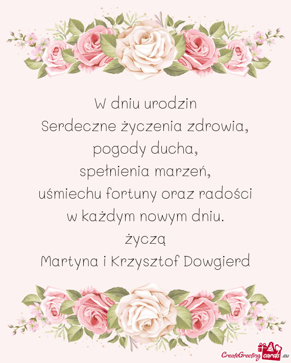 Uśmiechu fortuny oraz radości